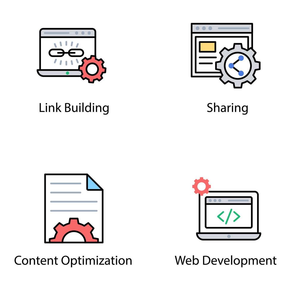 Web Development Concepts vector