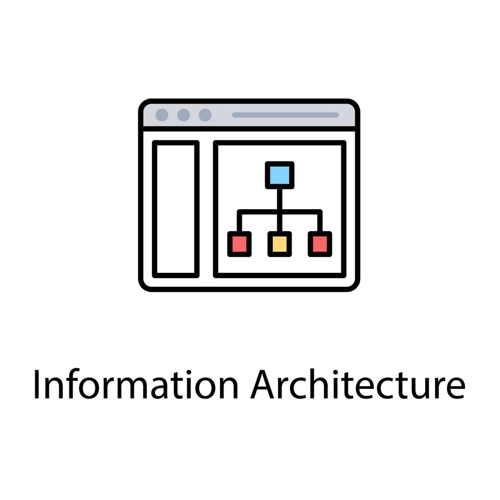 Information Architecture Concepts vector