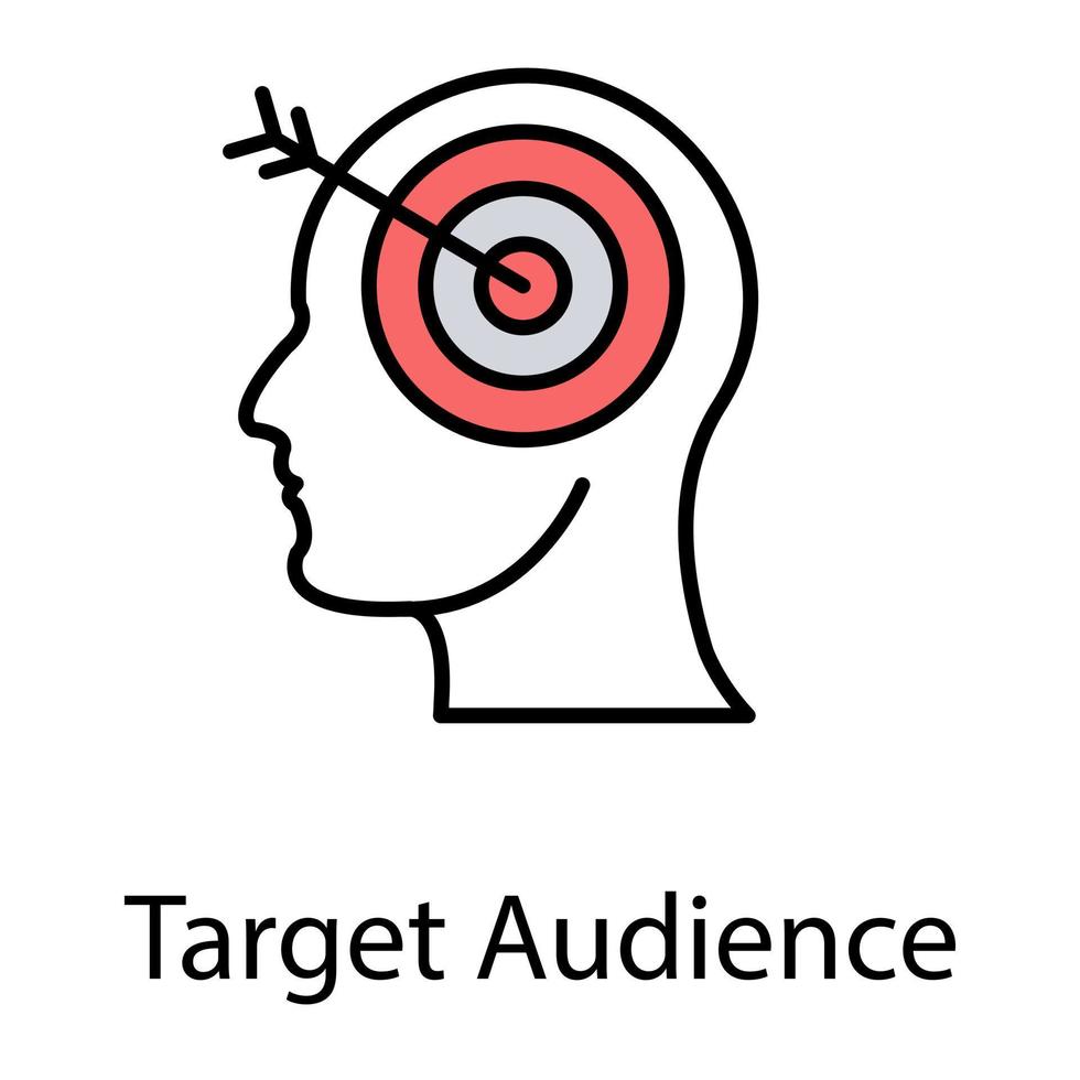 Target Audience Concepts vector