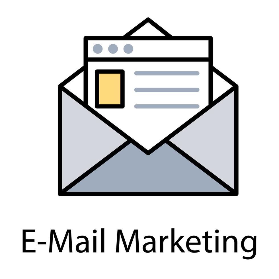 Email Marketing Concepts vector