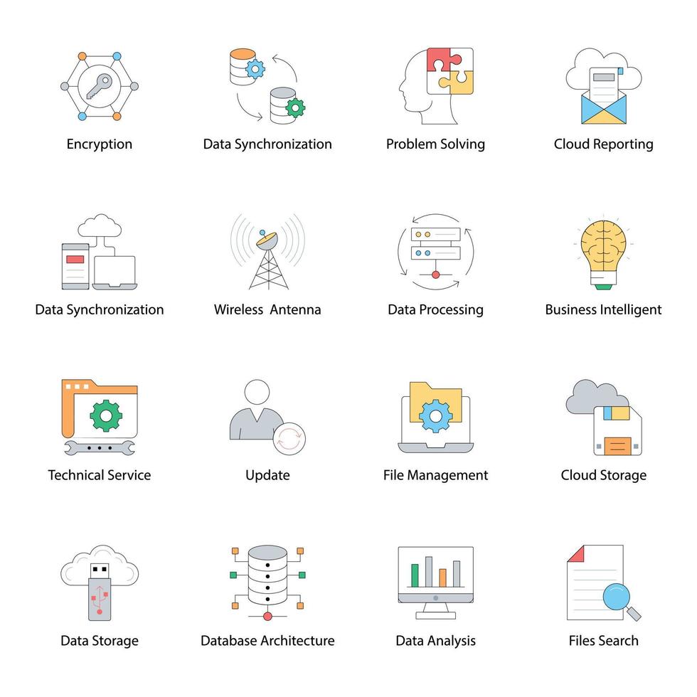 Bitcoin Cloud Technology vector