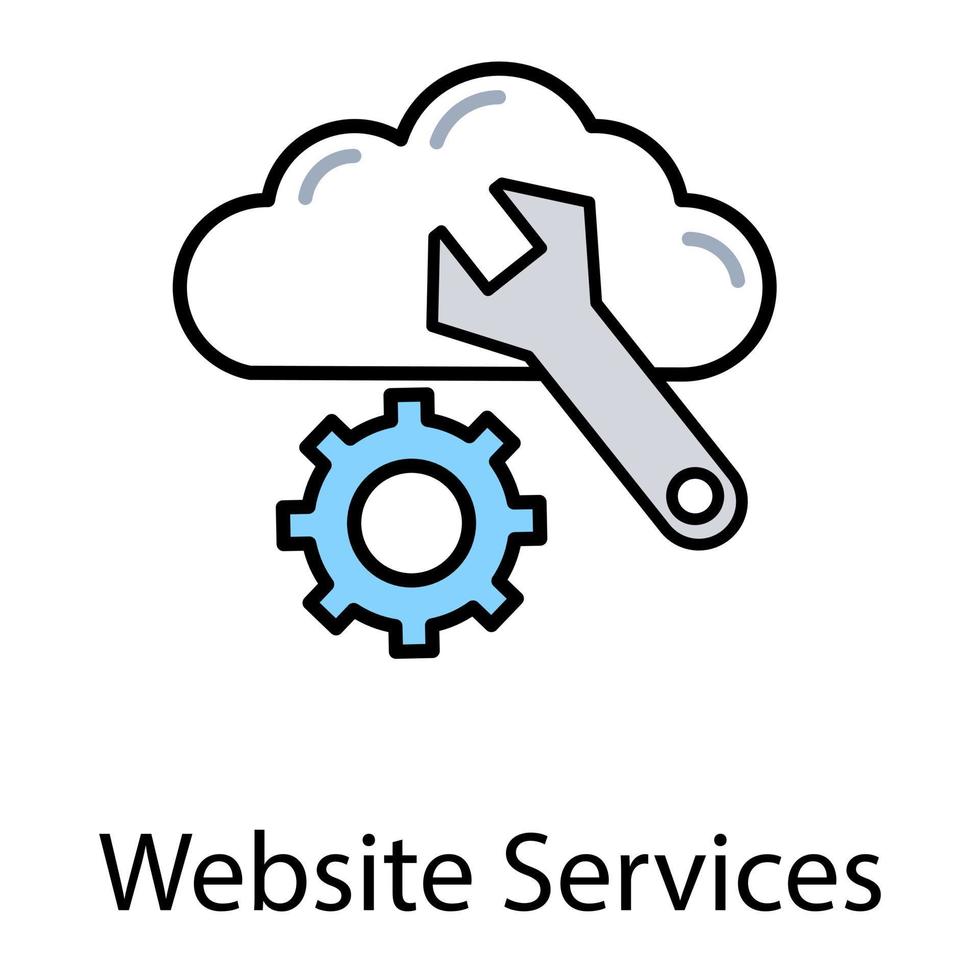 Cloud Computing Services vector