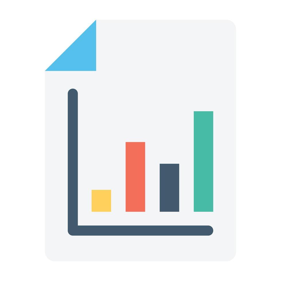 Bar Graph Concepts vector