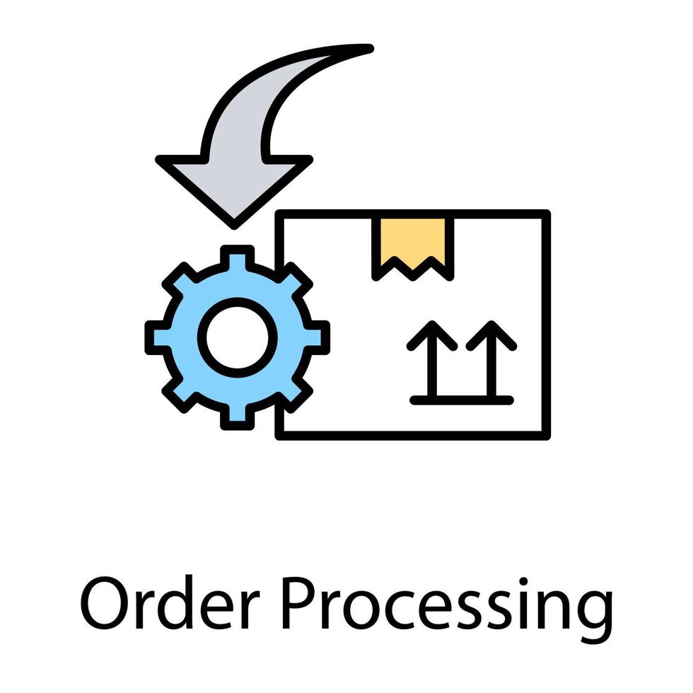 Order Processing Concepts vector