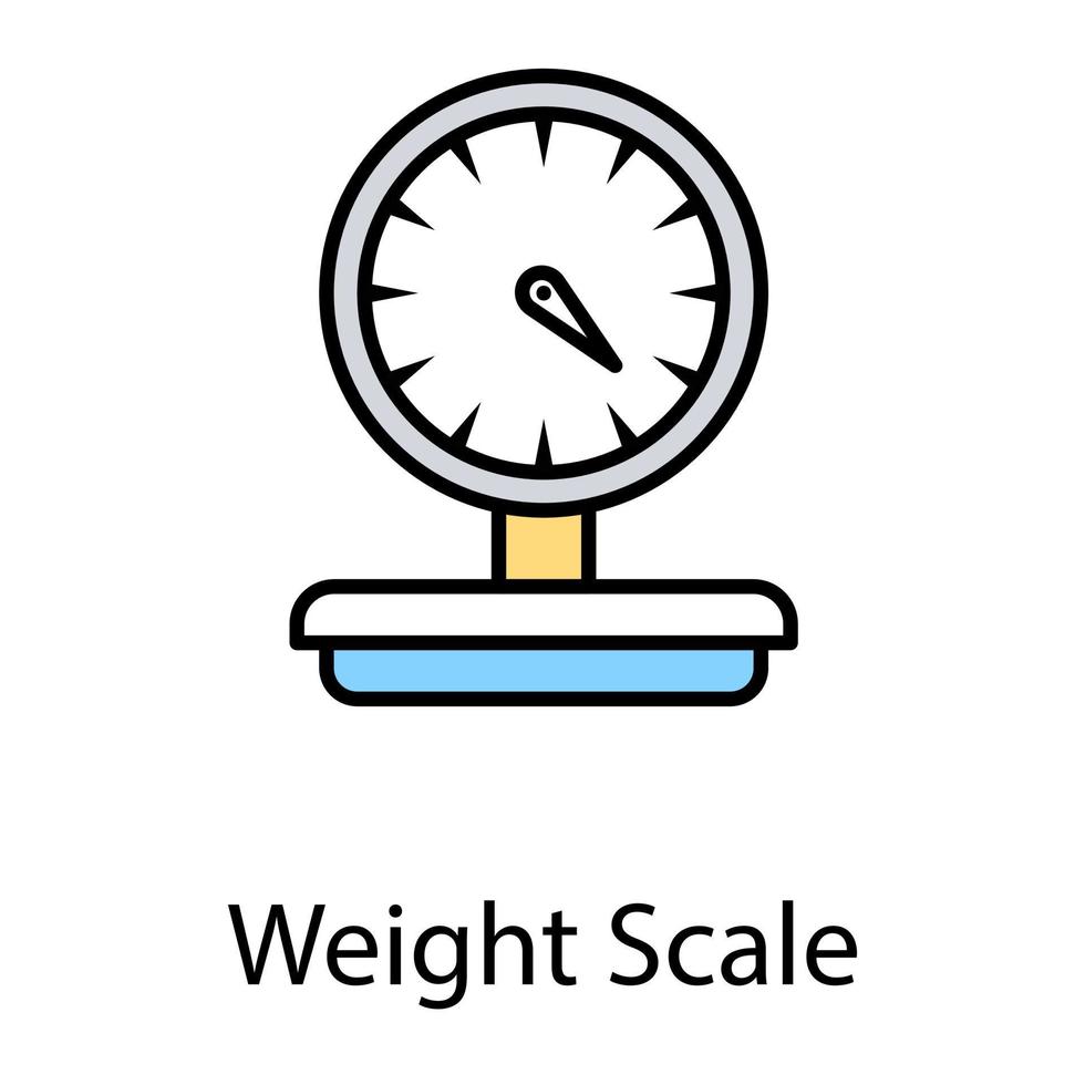 Weight Scale Concepts vector