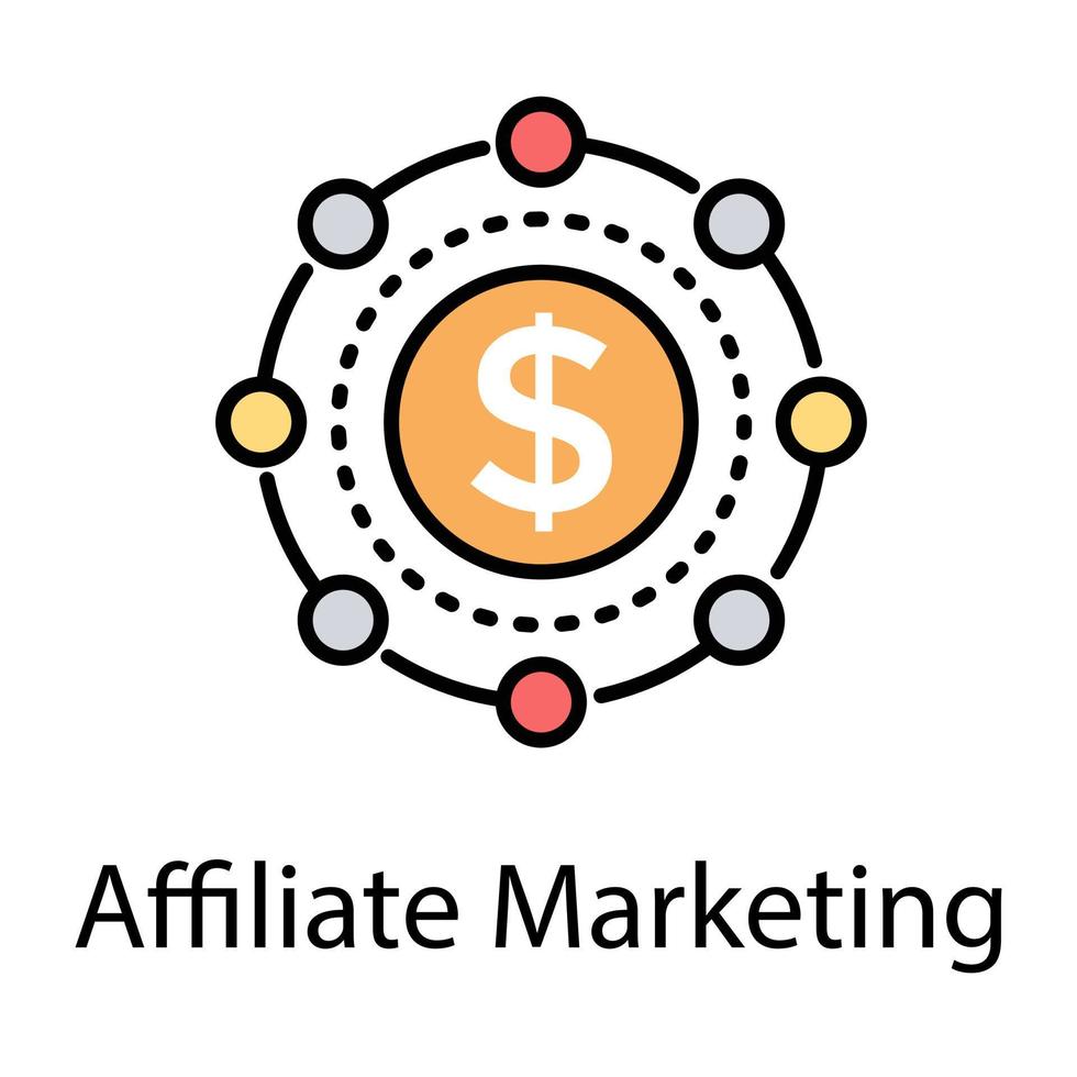 Affiliate Marketing Concepts vector