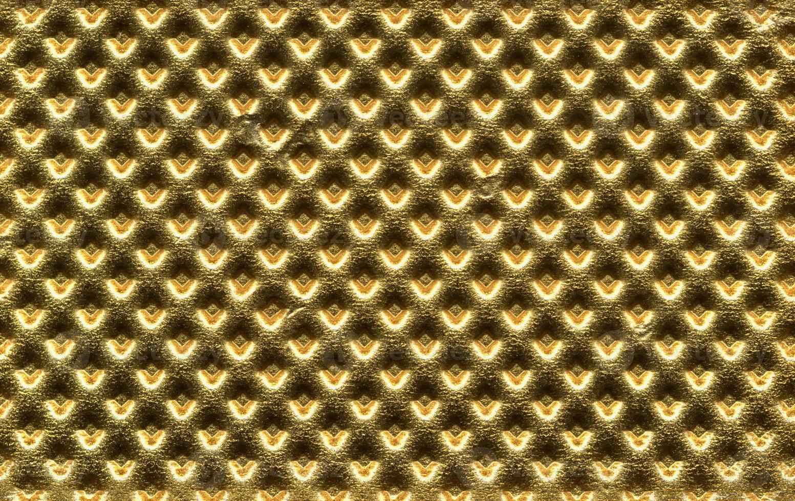 embossed gold metal texture background photo