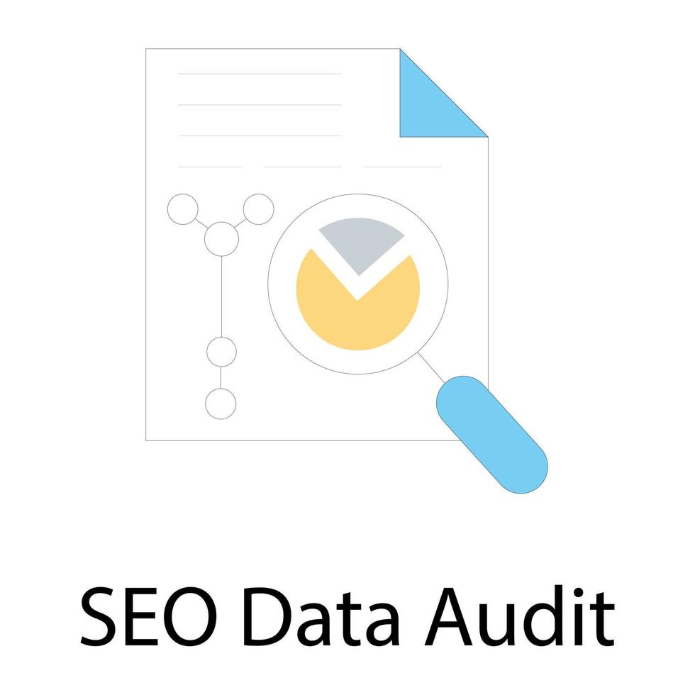 Seo Data Audit vector