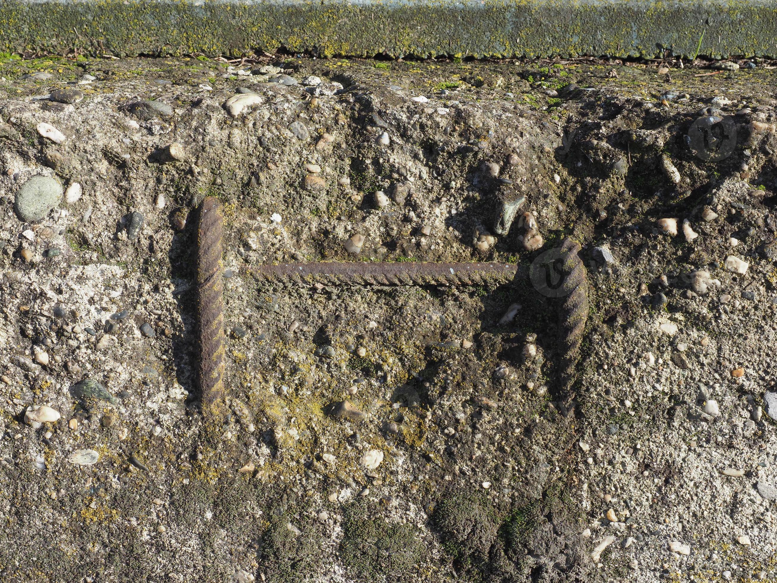 damaged reinforced concrete with exposed rebar 5330731 Stock Photo at Vecteezy