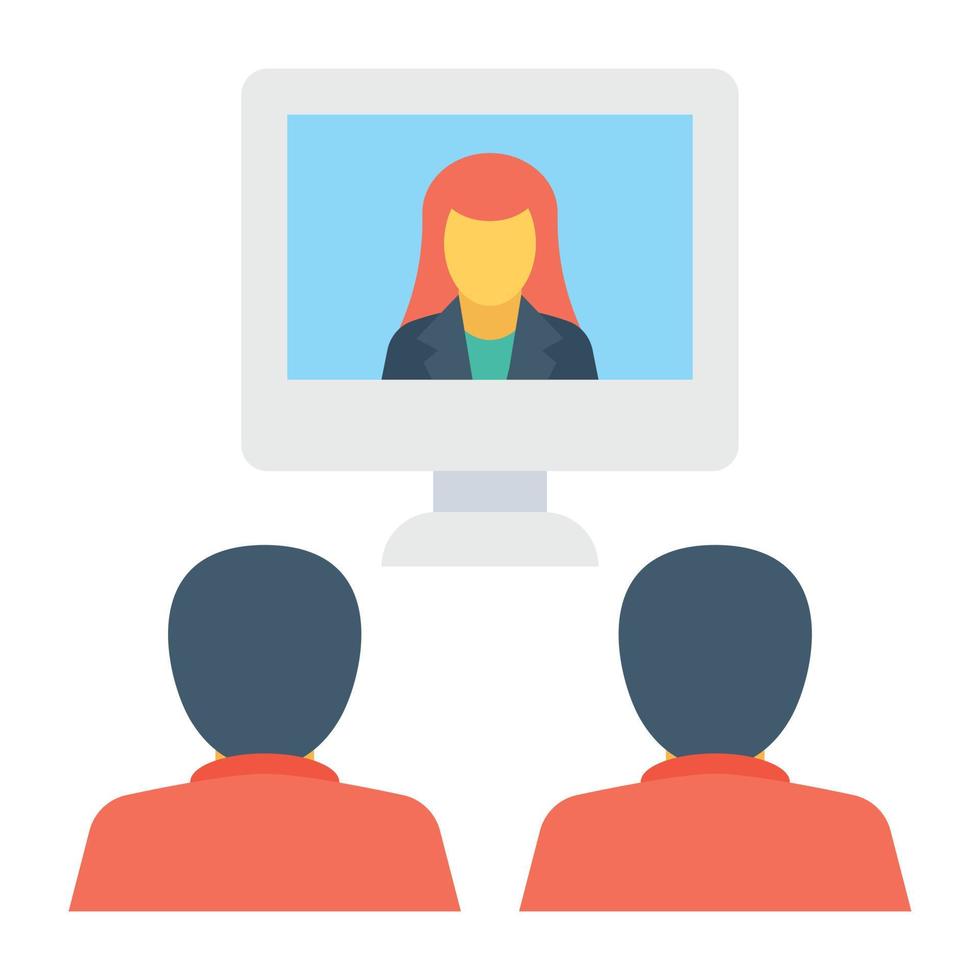 Video Call Concepts vector
