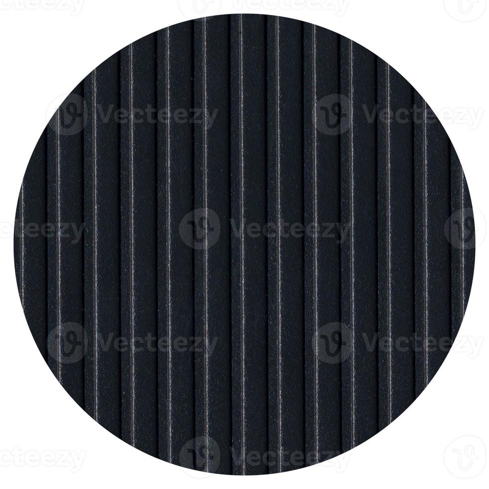 round black steel mesh texture background isolated over white photo