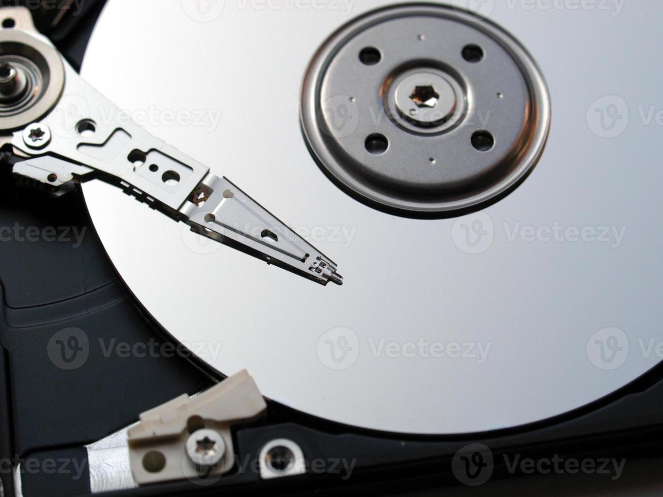 Hard disk inside photo