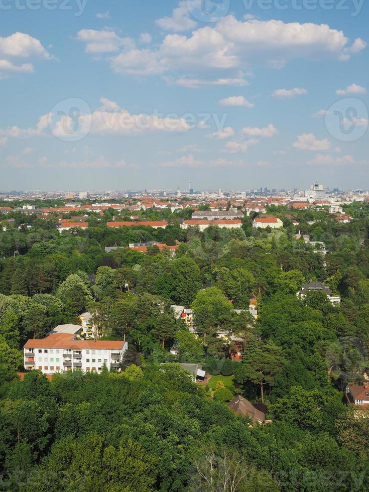 Aerial view of Berlin photo