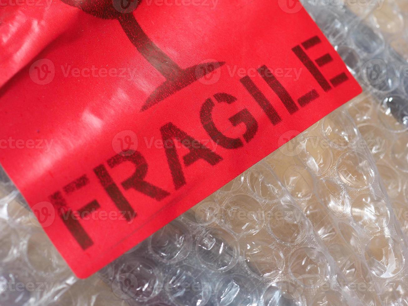 fragile sign label sign photo