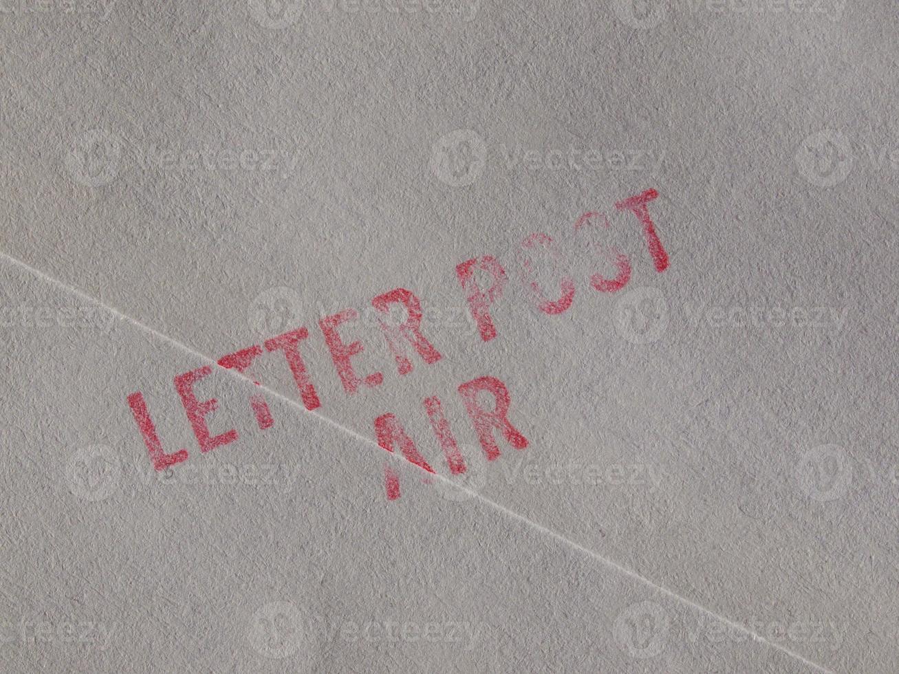 Letter post air photo