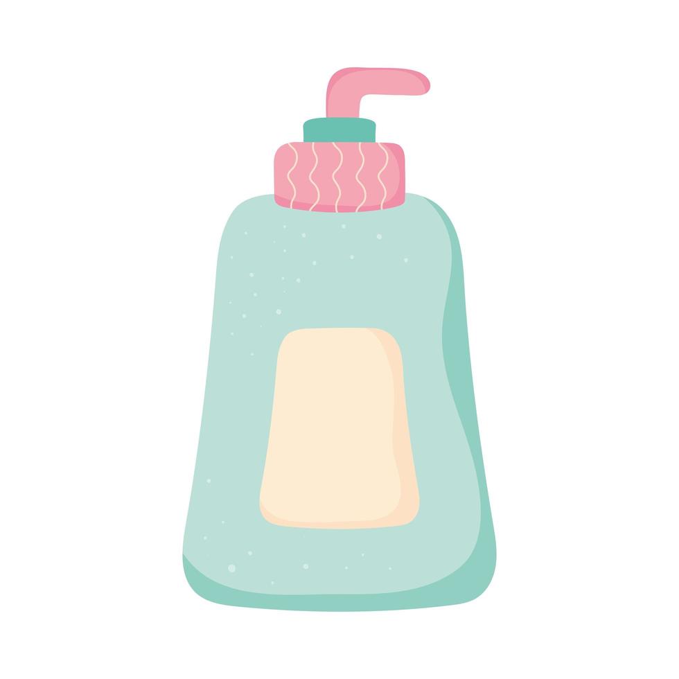 antibacterial soap bottle vector