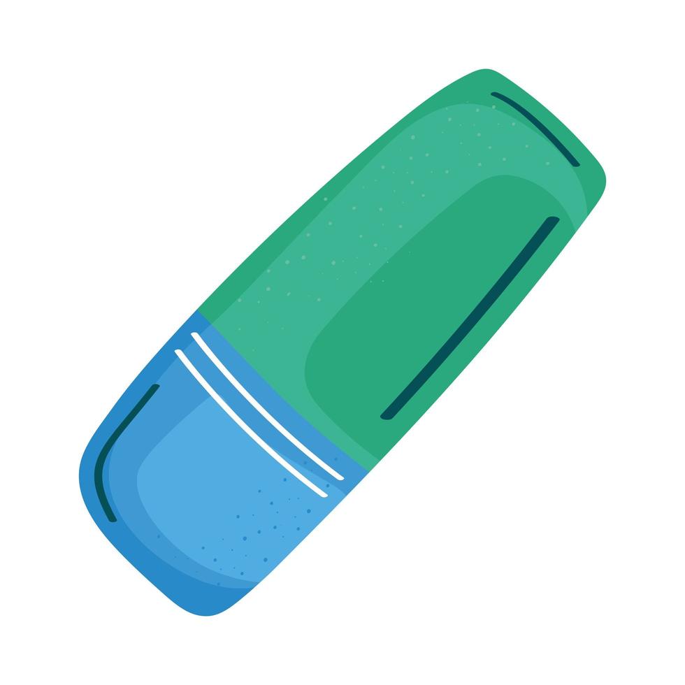 eraser school supply vector