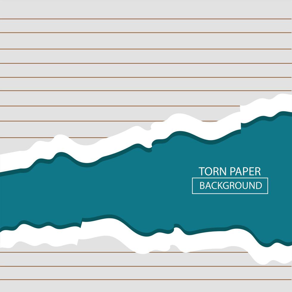 torn paper striped poster vector