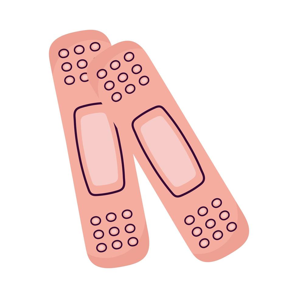 first aid bands vector