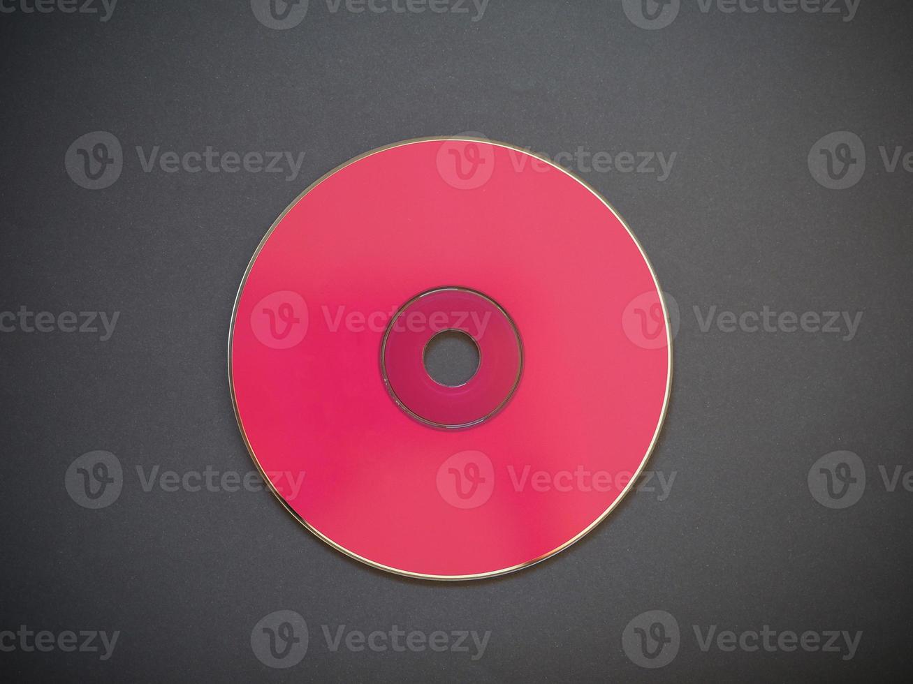 disco compacto cd rosa foto