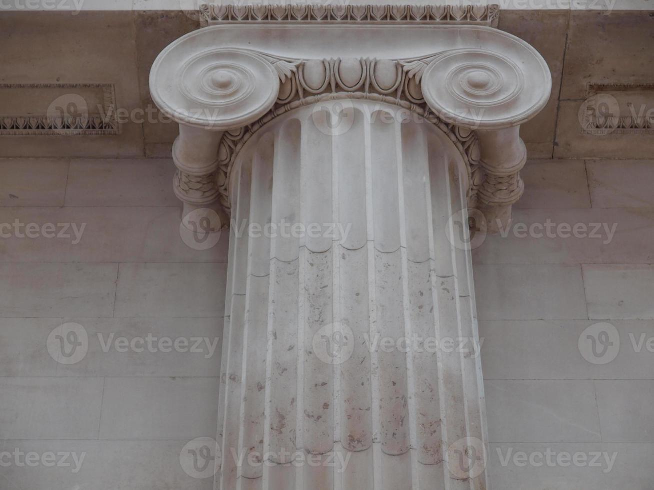 Greek ionic capital photo