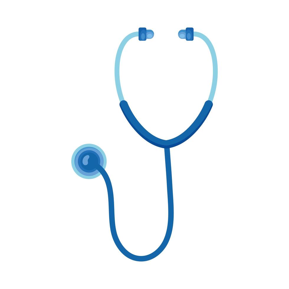 stethoscope cardiology tool vector