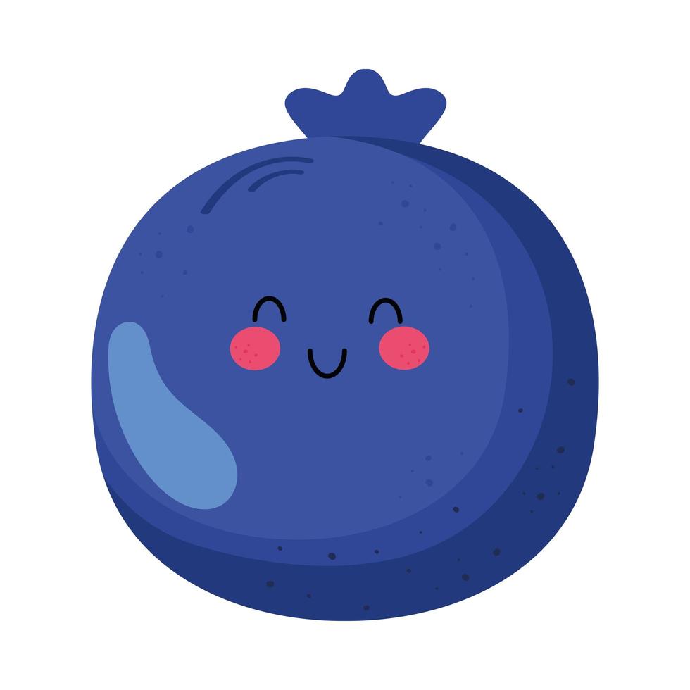 blueberry delicious fruit vector