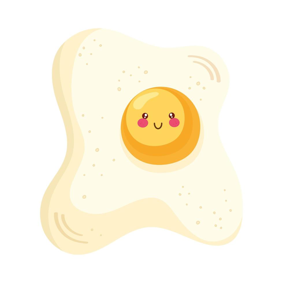 delicious egg fried vector