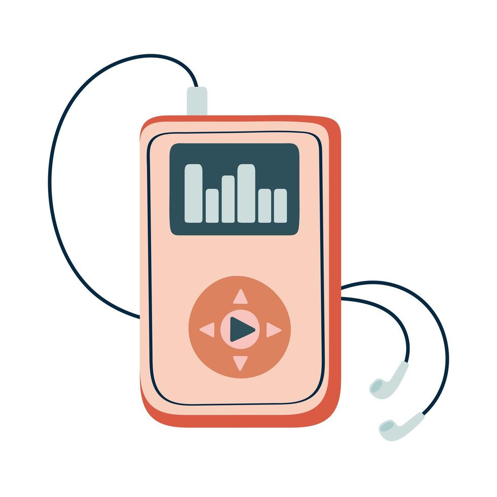 music player mp3 vector
