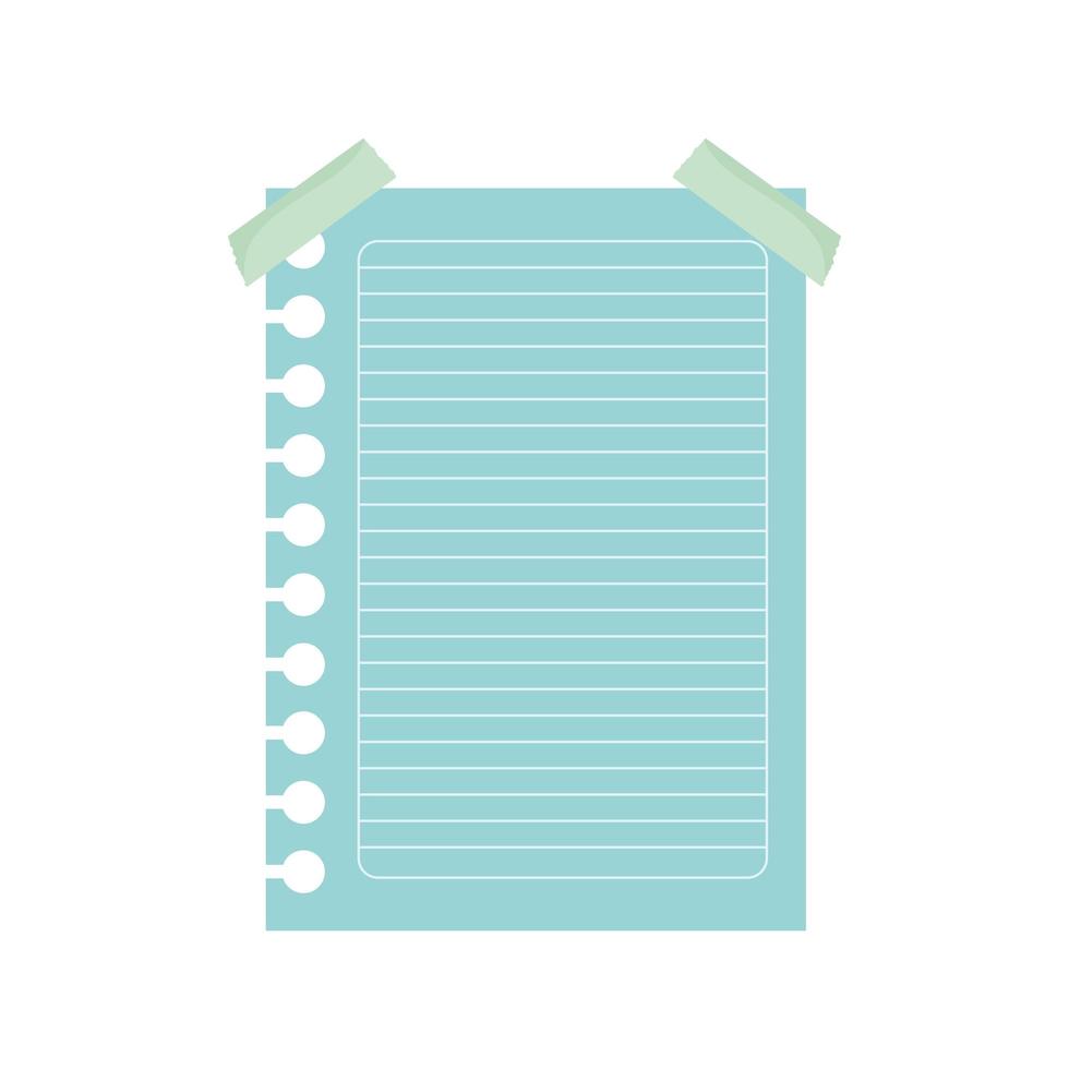 blue torn paper vector