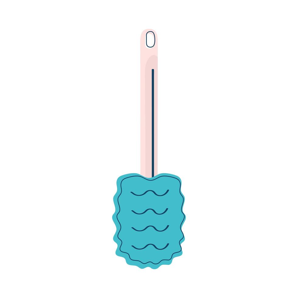 toilet brush tool vector