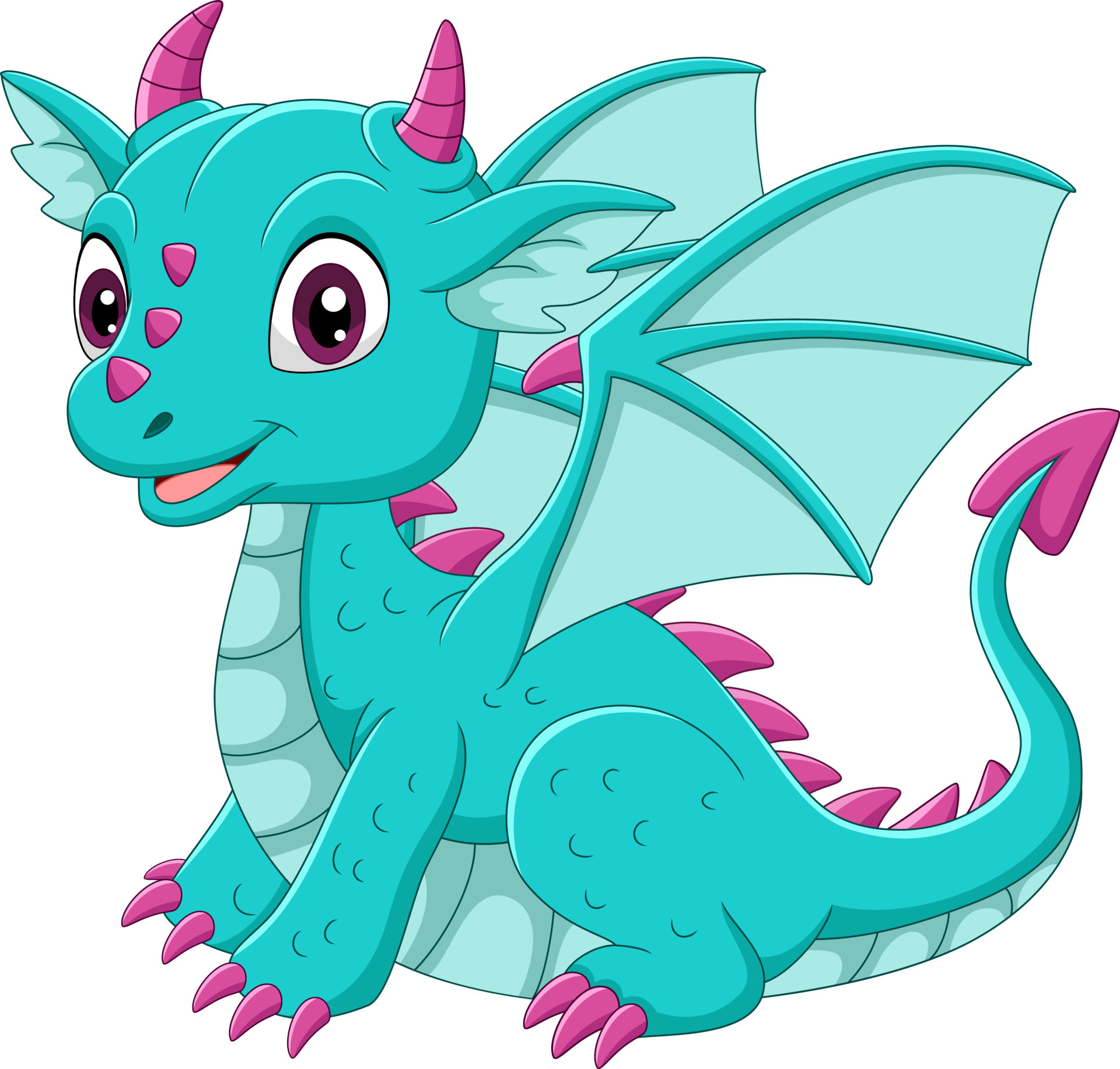 Baby Dragon Vector Art Icons And Graphics For Free Download