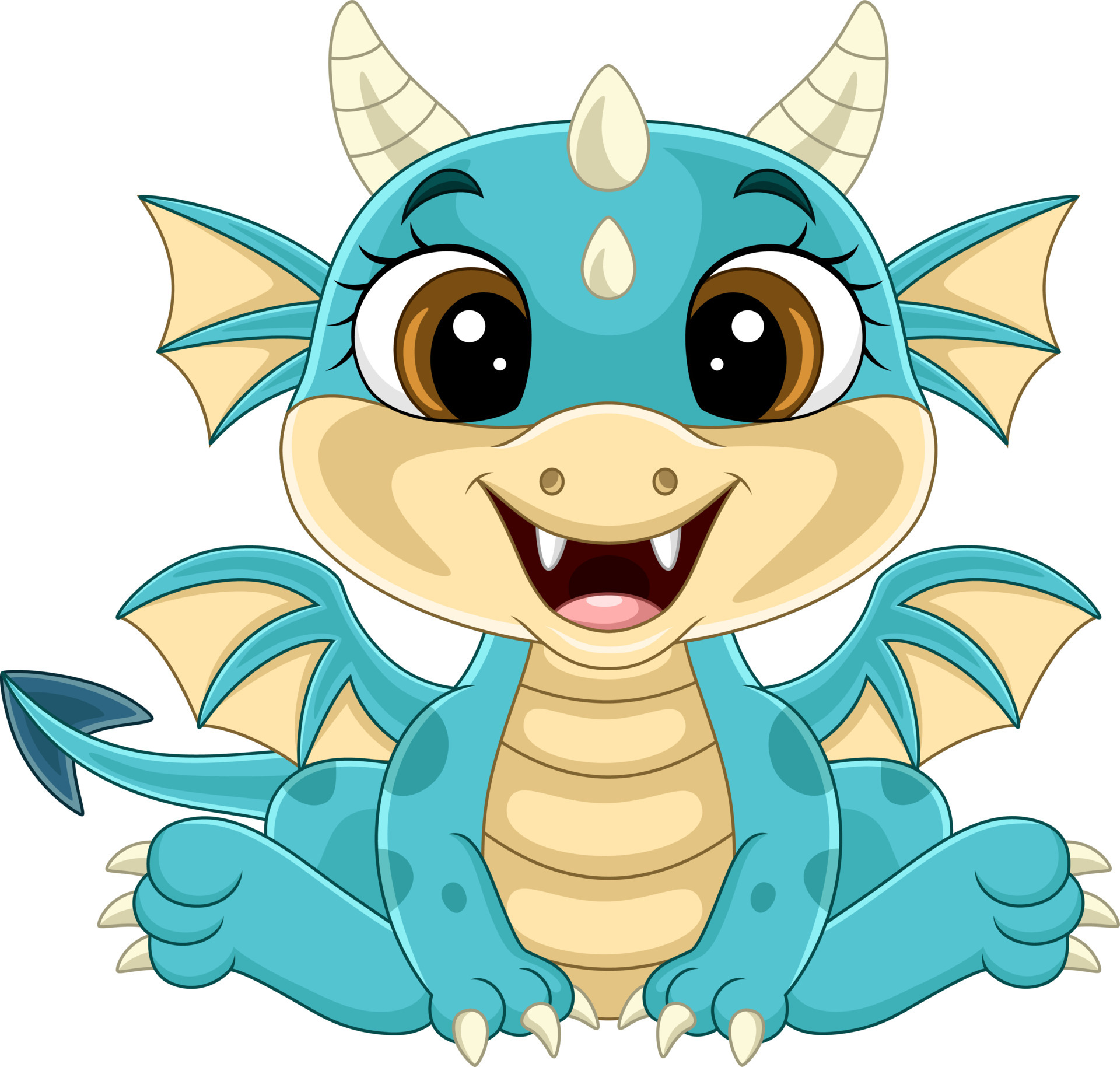 Cartoon funny baby dragon sitting 5332435 Vector Art at Vecteezy Cartoon funny baby dragon sitting 5332435 Vector Art at Vecteezy