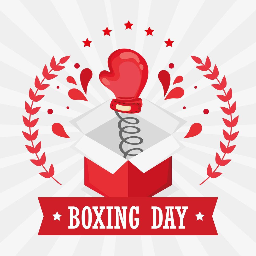 boxing day promotion vector