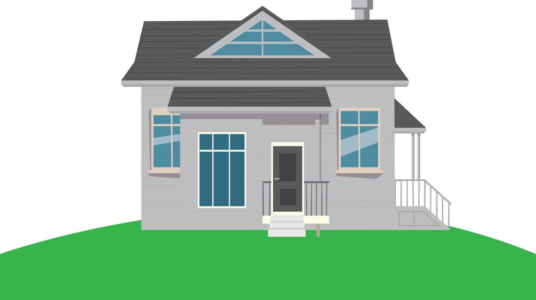 exterior house isolated icon vector illustration design