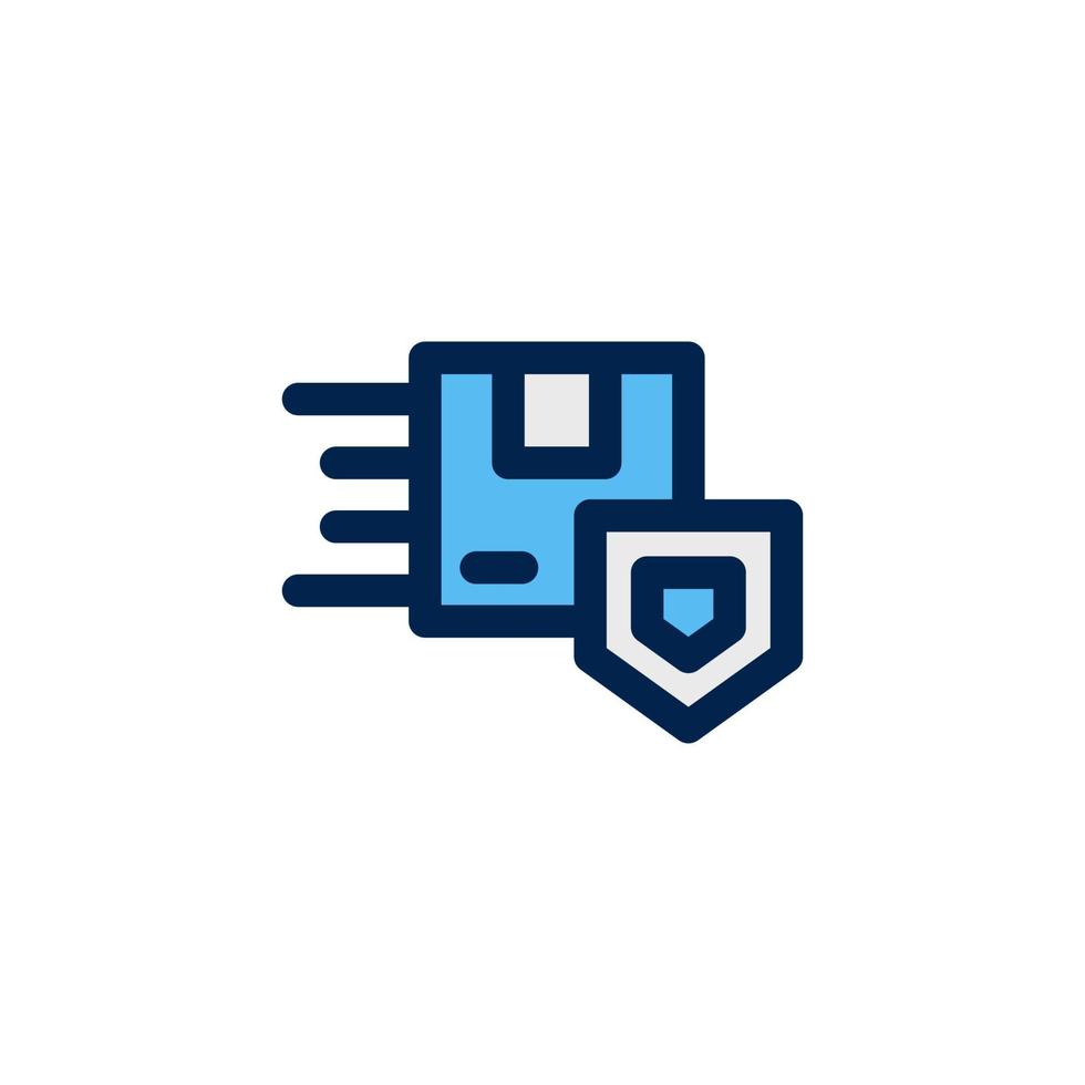 delivery security icon design vector symbol security, badge, product, cardboard, fast delivery