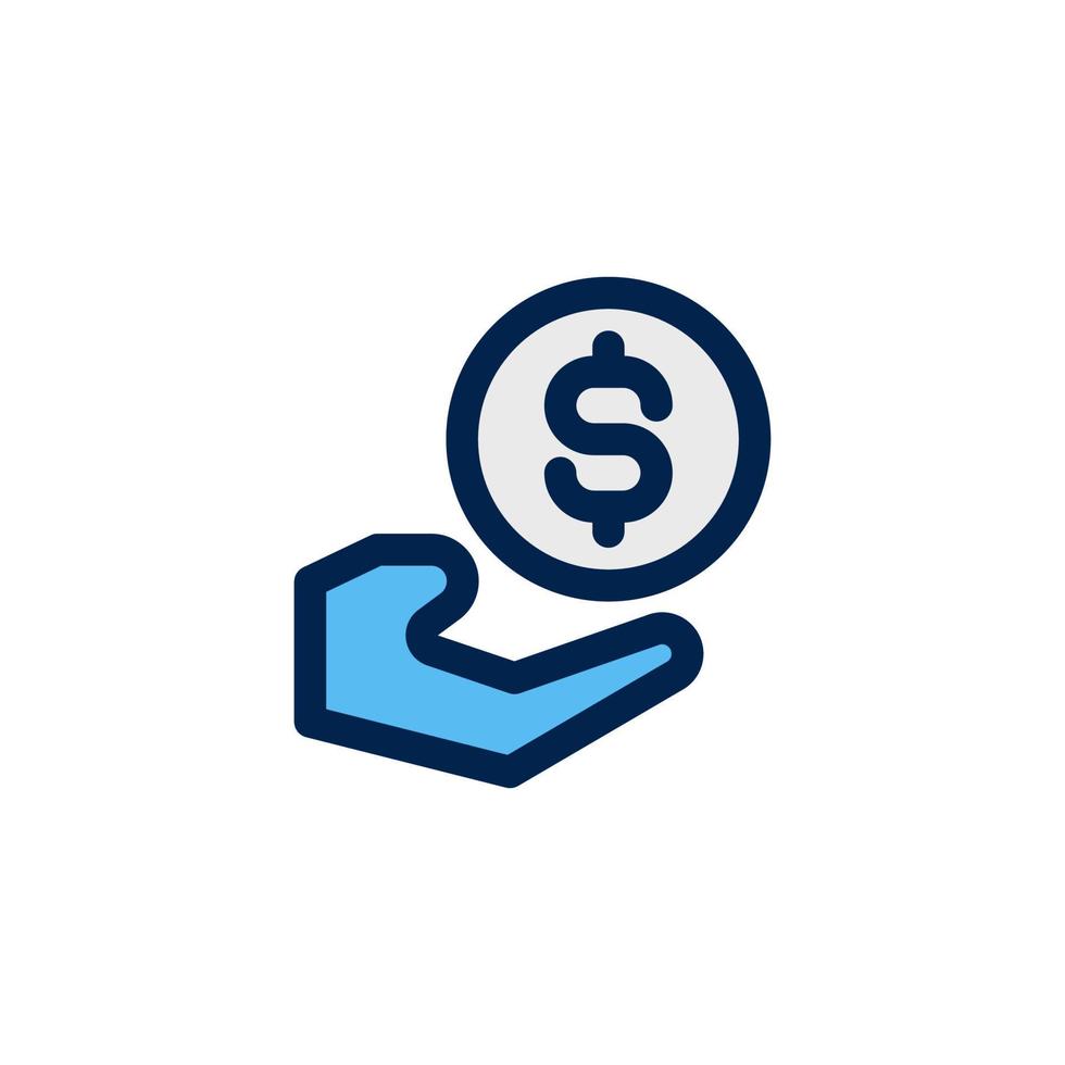 income icon design vector symbol payment, dollar, coin, money
