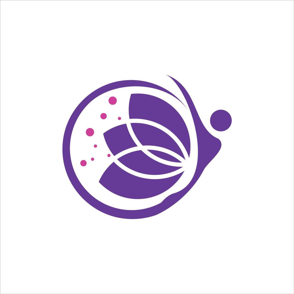 logotipo de bienestar ilustración de empoderamiento colorido simple vector