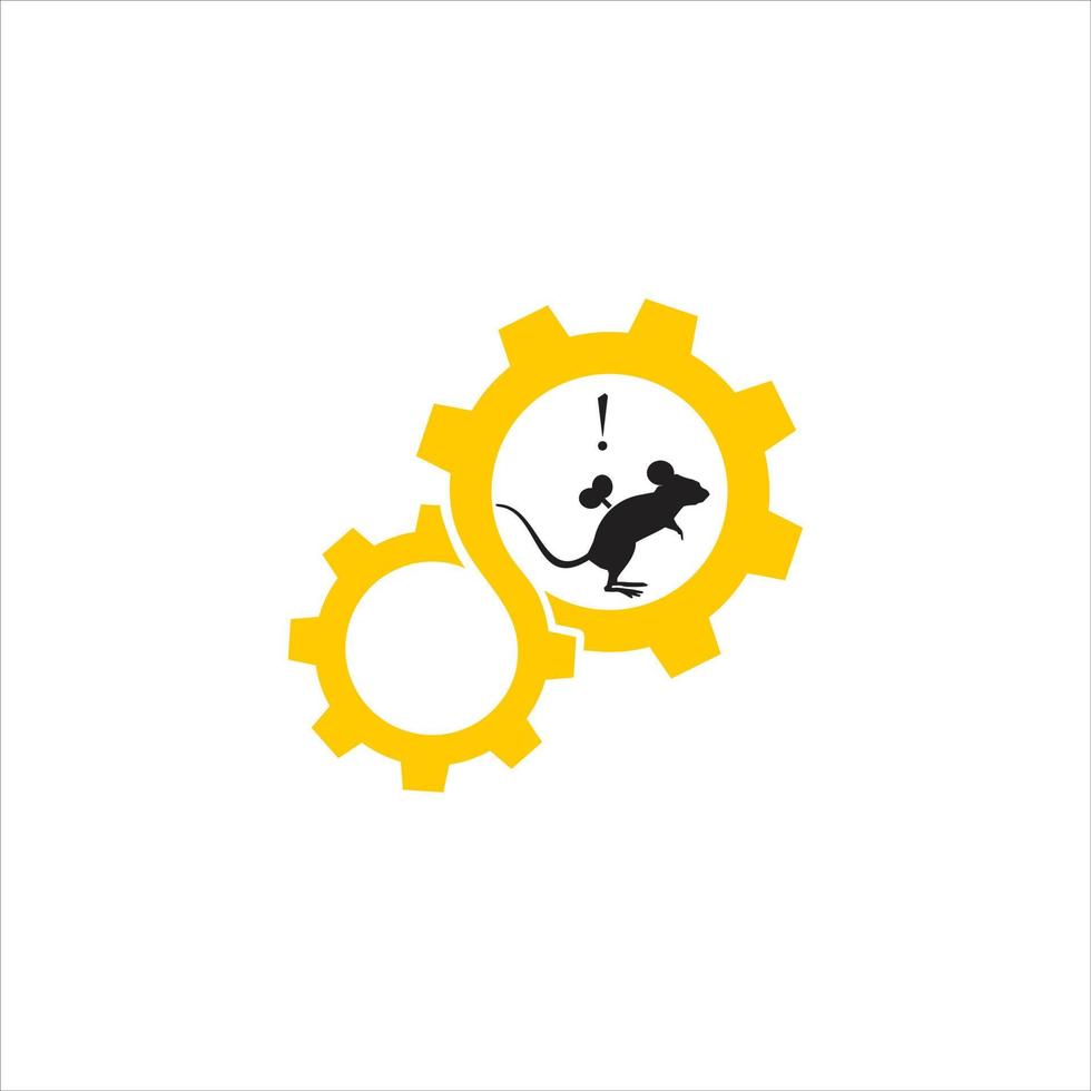 industria logo engranaje cog vector