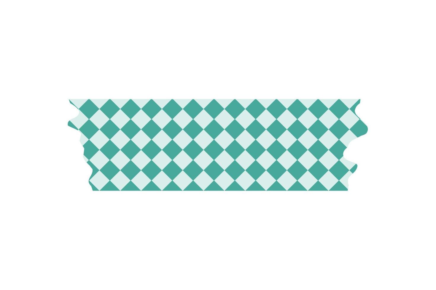 Colorful washi tape with a cute pattern. for decorating greeting cards vector