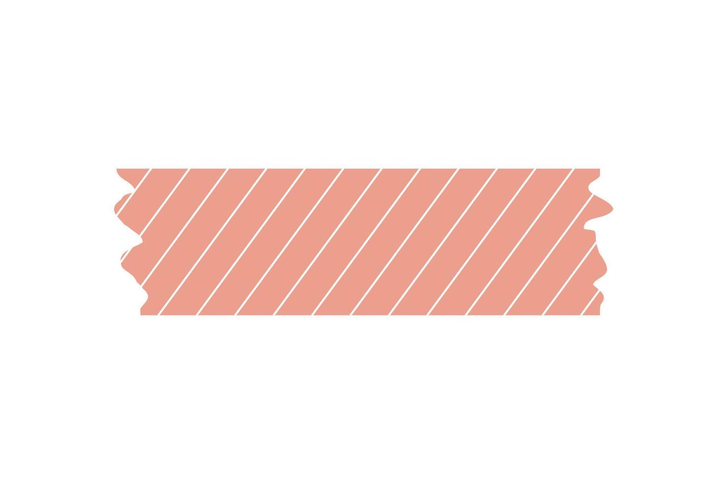 Colorful washi tape with a cute pattern. for decorating greeting cards vector