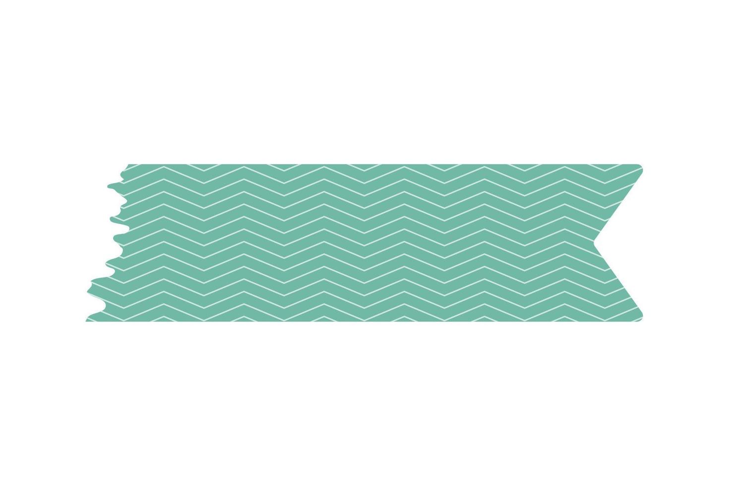 Colorful washi tape with a cute pattern. for decorating greeting cards vector