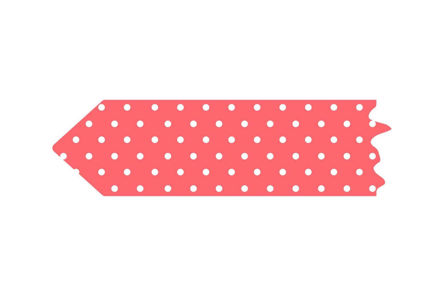 Colorful washi tape with a cute pattern. for decorating greeting cards vector