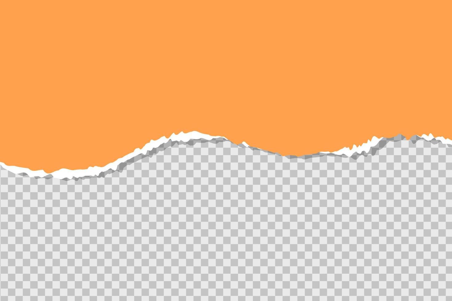 Torn paper background. pastel paper torn white border vector