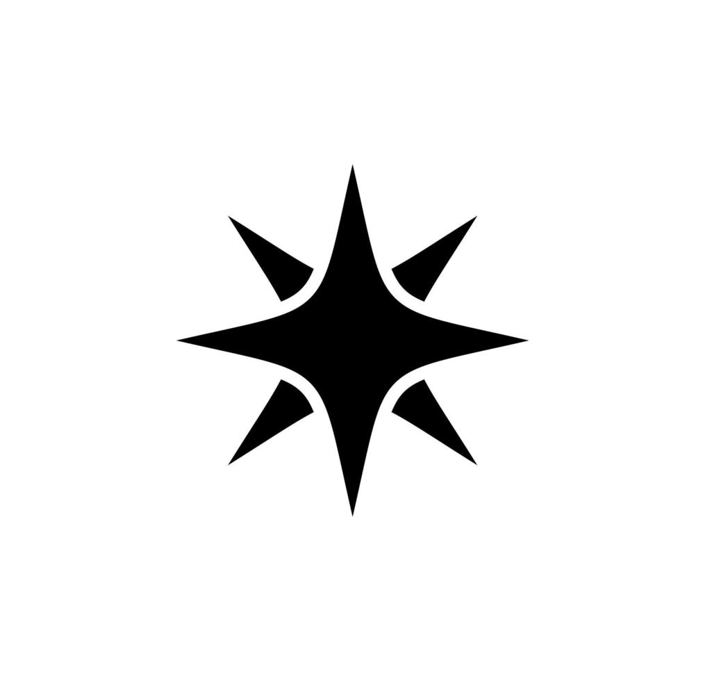 estrellas, icono sólido nocturno, vector, ilustración, plantilla de logotipo. adecuado para muchos propósitos. vector