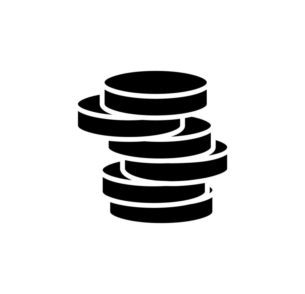 Money, Cash, Wealth, Payment Solid Icon, Vector, Illustration, Logo Template. Suitable For Many Purposes. vector