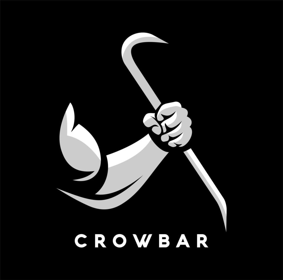 Crowbar design illustration vector