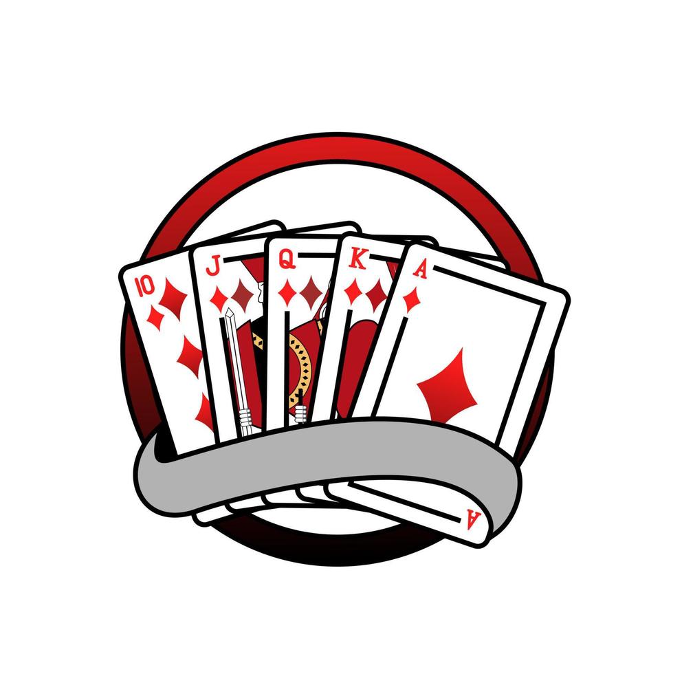 Card Suit diamond design illustration vector