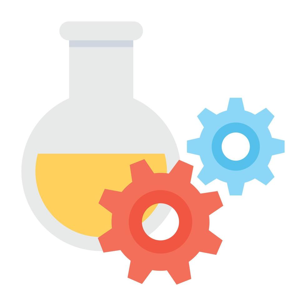 Trendy Flask Concepts vector