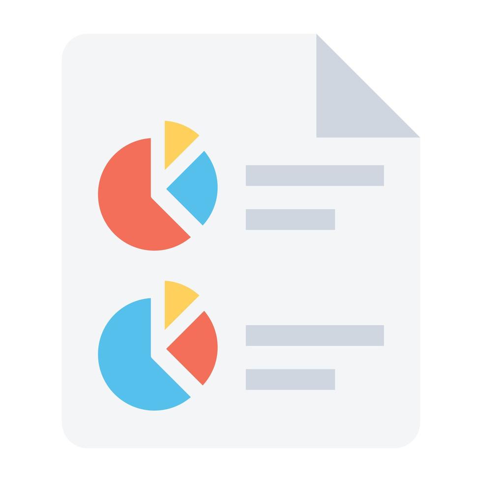 Pie Chart Concepts vector